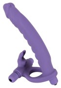 You2Toys Los Analos podwojny wibrator z pierścieniem silikonowy fioletowy You2Toys