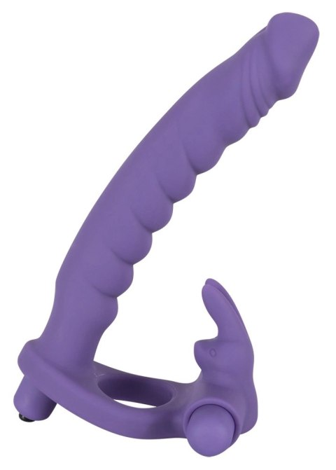 You2Toys Los Analos podwojny wibrator z pierścieniem silikonowy fioletowy You2Toys You2Toys Los Analos podwojny wibrator z pierścieniem silikonowy fioletowy You2Toys