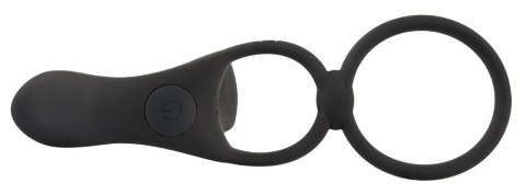 Black Velvets Pierścień wibrujący silikonowy 14 cm czarny USB wodoodporny Black Velvets Black Velvets Pierścień wibrujący silikonowy 14 cm czarny USB wodoodporny Black Velvets