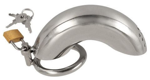 Fetish Collection Chastity Cage I - stalowa klatka z zamkiem, 13,5 cm Fetish Collection Fetish Collection Chastity Cage I - stalowa klatka z zamkiem, 13,5 cm Fetish Collection