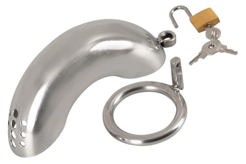 Fetish Collection Chastity Cage I - stalowa klatka z zamkiem, 13,5 cm Fetish Collection Fetish Collection Chastity Cage I - stalowa klatka z zamkiem, 13,5 cm Fetish Collection