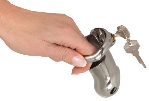 Fetish Collection Chastity Cage II metalowy system zabezpieczający 8,5 cm Fetish Collection Fetish Collection Chastity Cage II metalowy system zabezpieczający 8,5 cm Fetish Collection