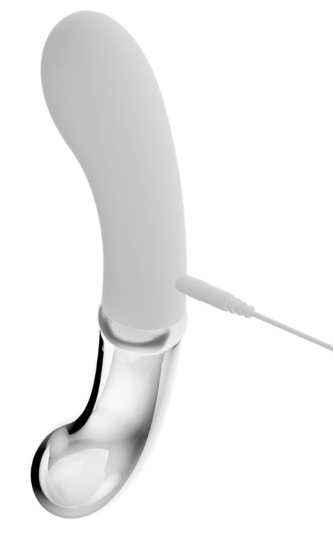 Liaison LED G-Spot - Dwustronny wibrator szklano-silikonowy 18 cm Liaison Liaison LED G-Spot - Dwustronny wibrator szklano-silikonowy 18 cm Liaison