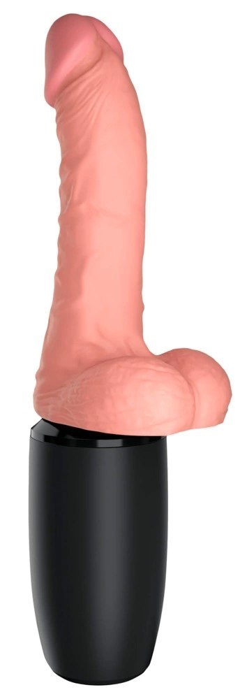Pipedream King Cock Plus 17 cm Jasny - Model z funkcją ciepła i dynamiczną pracą King Cock Plus Pipedream King Cock Plus 17 cm Jasny - Model z funkcją ciepła i dynamiczną pracą King Cock Plus
