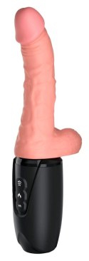 Pipedream King Cock Plus 17 cm Jasny - Model z funkcją ciepła i dynamiczną pracą King Cock Plus