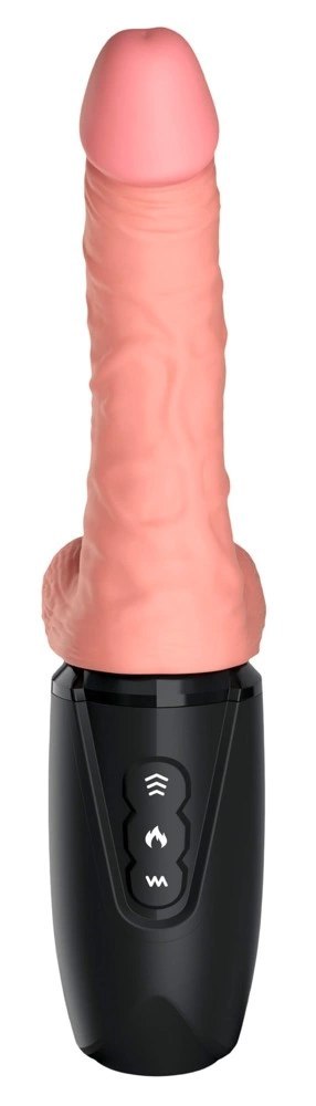 Pipedream King Cock Plus 17 cm Jasny - Model z funkcją ciepła i dynamiczną pracą King Cock Plus Pipedream King Cock Plus 17 cm Jasny - Model z funkcją ciepła i dynamiczną pracą King Cock Plus
