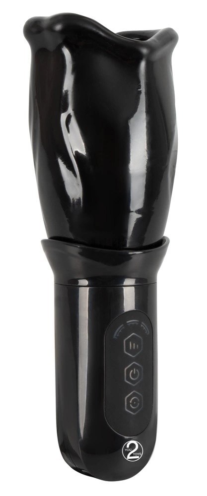 Stroker Rotating - Czarna maszyna intymna z 4 trybami i miękkim rękawem Stroker Stroker Rotating - Czarna maszyna intymna z 4 trybami i miękkim rękawem Stroker