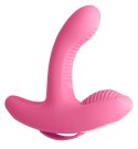 3some Double Stimulation Vibrator 17 cm silikonowy, 10 trybow, USB Threesome