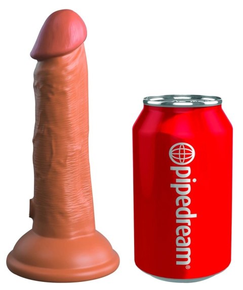 King Cock Elite Elite Vibrator silikonowy z przyssawką i pilotem 15cm ciemny King Cock Elite King Cock Elite Elite Vibrator silikonowy z przyssawką i pilotem 15cm ciemny King Cock Elite
