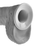 King Cock Model Uprząż z Anatomiczną Nakładką 25 cm Czarna King Cock