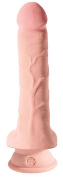 King Cock Plus Model 20 cm Jasny - Anatomiczny z Przyssawką i Bazą King Cock Plus