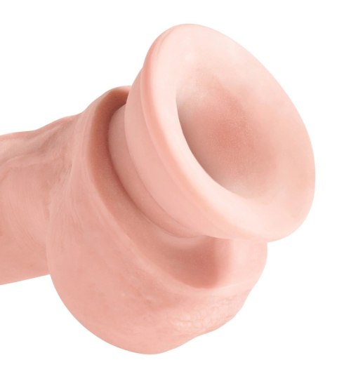 King Cock Plus Model 20 cm Jasny - Anatomiczny z Przyssawką i Bazą King Cock Plus King Cock Plus Model 20 cm Jasny - Anatomiczny z Przyssawką i Bazą King Cock Plus