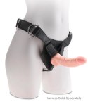 King Cock Plus Model 20 cm Jasny - Anatomiczny z Przyssawką i Bazą King Cock Plus