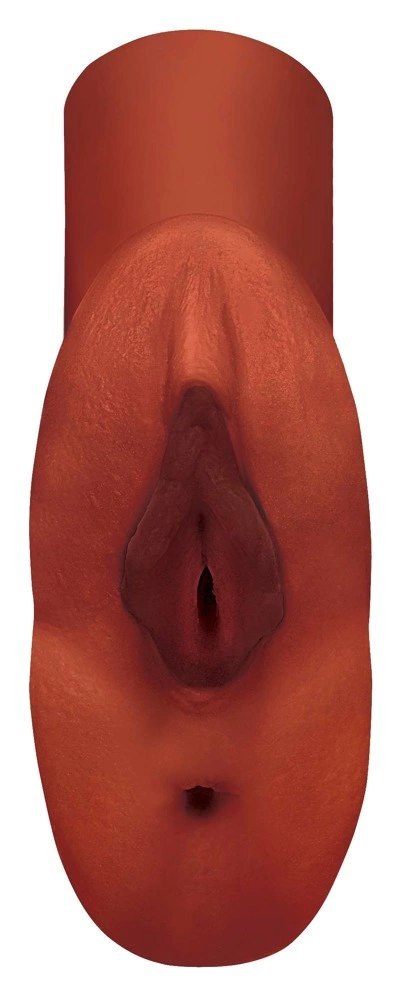 PDX Plus Model Dual Channel Ciemny Brąz - System Intymny z Fanta Flesh PDX Plus PDX Plus Model Dual Channel Ciemny Brąz - System Intymny z Fanta Flesh PDX Plus