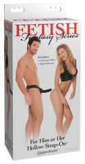 Pipedream Fetish Fantasy Series Czarny Pas z Modelem Pustym 18 cm Fetish Fantasy Series
