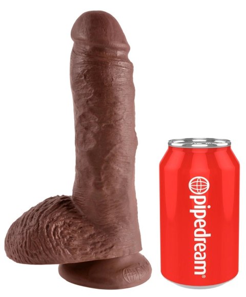 Pipedream King Cock Model 20 cm ciemny - anatomiczny kształt z przyssawką King Cock Pipedream King Cock Model 20 cm ciemny - anatomiczny kształt z przyssawką King Cock