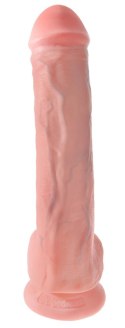 Pipedream King Cock model 33 cm z przyssawką, jasny odcień skory King Cock