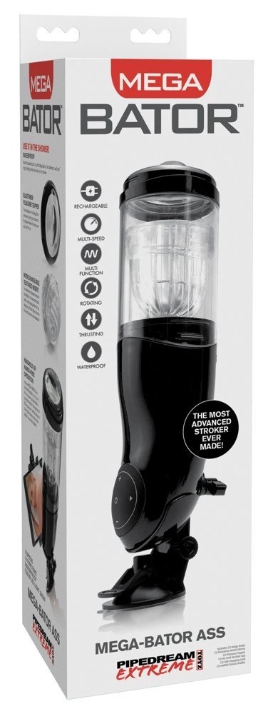 Pipedream PET Czarna maszyna intymna z uchwytem na tablet, 27,9 cm Pipedream Extreme Toyz