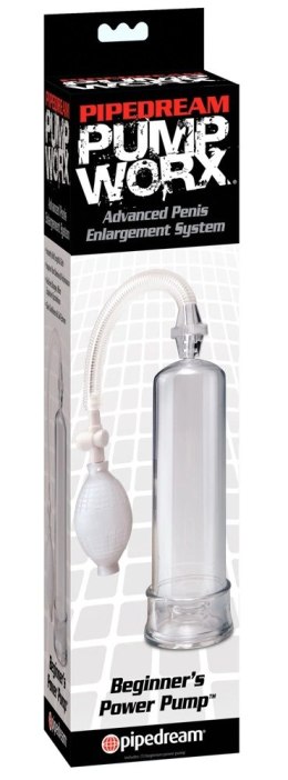 Pipedream Pump Worx Beginner's Przezroczysta Pompa Intymna 19 cm Pump Worx