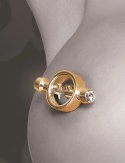 Fetish Fantasy Gold Magnetyczne Zaciski Złote z Kryształkami 5 cm Fetish Fantasy Gold