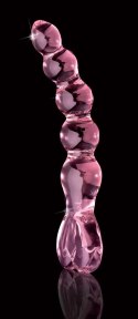 Icicles Model 24 szklany masażer kulkowy z sercem 20 cm Icicles