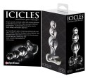 Icicles Szklany Korek Masażer z Wypustkami 10,5 cm Hipoalergiczny Icicles