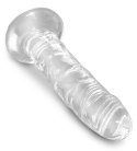 King Cock Clear Model Transparentny 15 cm z Przyssawką King Cock Clear