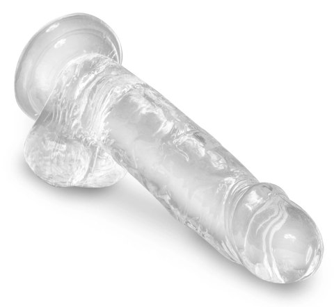 King Cock Clear model z przyssawką przezroczysty 18 cm TPE King Cock Clear King Cock Clear model z przyssawką przezroczysty 18 cm TPE King Cock Clear