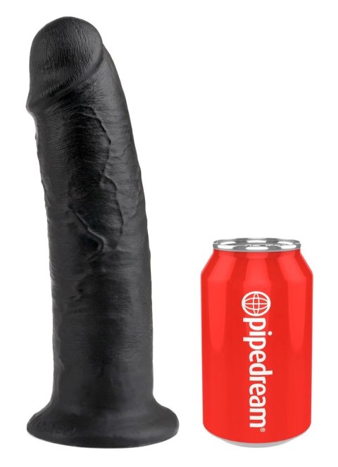 King Cock Czarny Model Zakrzywiony 25 cm z Przyssawką PVC King Cock King Cock Czarny Model Zakrzywiony 25 cm z Przyssawką PVC King Cock