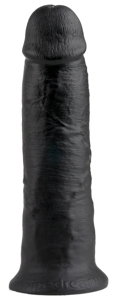 King Cock Czarny Model Zakrzywiony 25 cm z Przyssawką PVC King Cock King Cock Czarny Model Zakrzywiony 25 cm z Przyssawką PVC King Cock