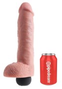 King Cock Model 28 cm System Wytryskowy Jasny PVC/Silikon King Cock