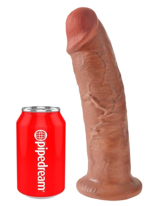 King Cock Zakrzywiony Model z Przyssawką 25 cm Ciemny PVC King Cock King Cock Zakrzywiony Model z Przyssawką 25 cm Ciemny PVC King Cock