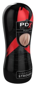 PDX Elite Vibrating Intimate System model z wymiennym rękawem 17,5 cm PDX Elite