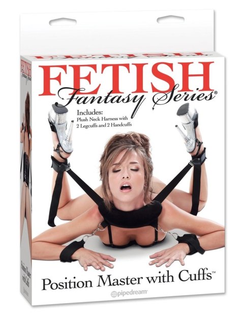 Pipedream Fetish Fantasy Series - System wiązań z obrożą, czarny Fetish Fantasy Series