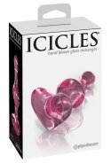 Pipedream Icicles 24 - szklany korek do masażu kulkowy 9,5 cm Icicles