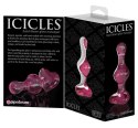 Pipedream Icicles 24 - szklany korek do masażu kulkowy 9,5 cm Icicles