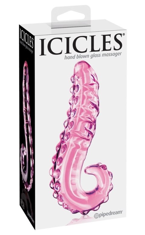 Pipedream Icicles Model 24 szklany masażer zakrzywiony 15,5 cm Icicles