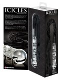 Pipedream Icicles No. 38 - szklany model z rączką i paskami, 63 cm Icicles
