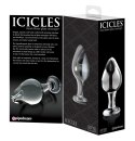 Pipedream Icicles Szklany korek do masażu hipoalergiczny 9 cm Icicles