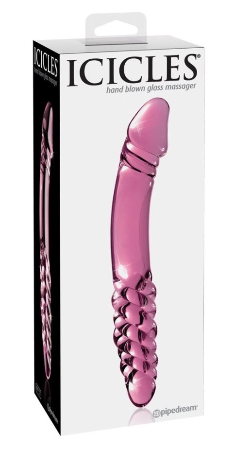 Pipedream Icicles model 24 - szklany masażer dwustronny 23 cm Icicles