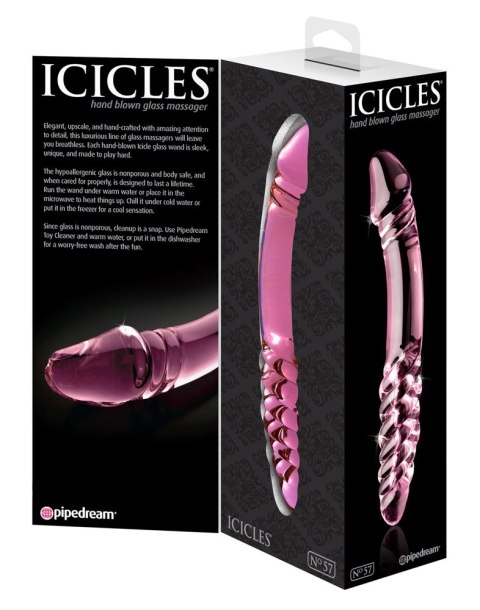 Pipedream Icicles model 24 - szklany masażer dwustronny 23 cm Icicles Pipedream Icicles model 24 - szklany masażer dwustronny 23 cm Icicles