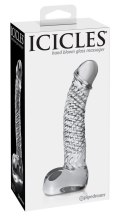 Pipedream Icicles szklane narzędzie anatomiczne zakrzywione 16,5 cm Icicles