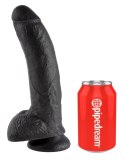 Pipedream King Cock 23 cm czarny - anatomiczny model z przyssawką King Cock
