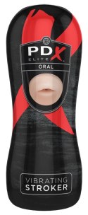 Pipedream PDX Elite Oral Vibrating Machine Intymna 17,5 cm ABS/TPR PDX Elite