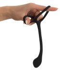 Black Velvets System 3w1 - Pierścień i korek silikonowy czarny Black Velvets