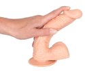 European Lover model 20 cm elastyczny z przyssawką TPE skora European Lover