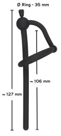 Mystim Plug do cewki moczowej z ruchomym pierścieniem, silikon 12,7 cm Penisplug