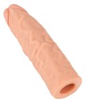 Nature Skin Sleeve Extension TPR powiększająca +3cm, beżowy, 19,5cm Nature Skin