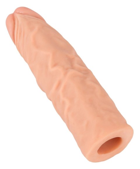 Nature Skin Sleeve Extension TPR powiększająca +3cm, beżowy, 19,5cm Nature Skin Nature Skin Sleeve Extension TPR powiększająca +3cm, beżowy, 19,5cm Nature Skin