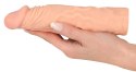 Nature Skin Sleeve Extension TPR powiększająca +3cm, beżowy, 19,5cm Nature Skin